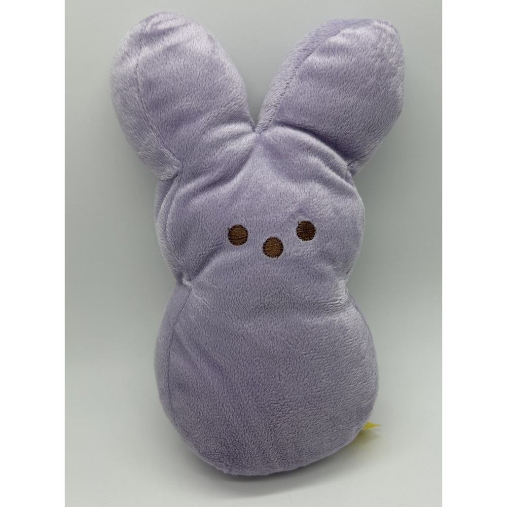 Peeps Plush Bunny Purple Stuffed Animal Easter Toy 8 Inch Animal